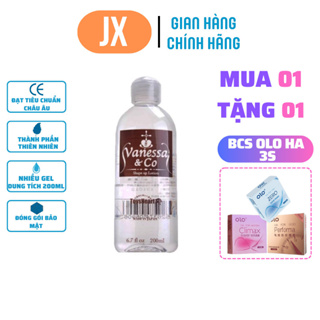 Gel bôi trơn siêu mượt, cấp ẩm cao Vanessa & Co chai 200ml