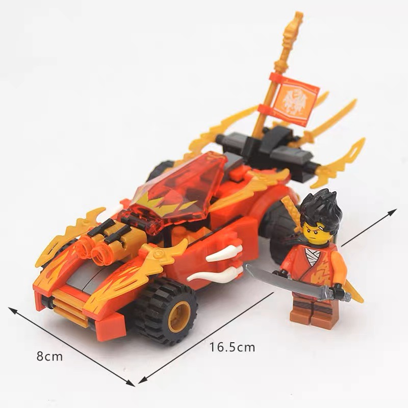 Đồ chơi lăp ráp Ninjago quái xế trực thăng. Lắp ráp mô hình Ninjago xe đua tốc độ 169 PCS