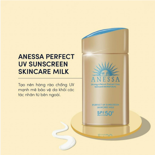 Sữa Chống Nắng Dưỡng Da Kiềm Dầu Anessa Perfect Uv Sunscreen Skincare Milk Spf50 Pa++++