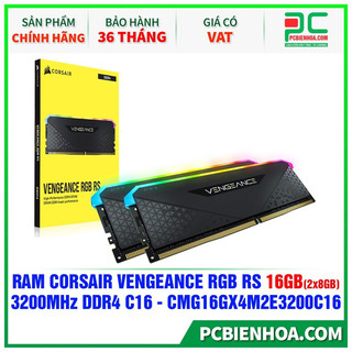 RAM CORSAIR VENGEANCE RGB RS 16GB (2X8GB) 3200MHZ DDR4 C16 (CMG16GX4M2E3200C16)