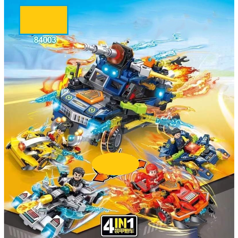 Đồ chơi lăp ráp Ninjago quái xế trực thăng. Lắp ráp mô hình Ninjago xe đua tốc độ 169 PCS