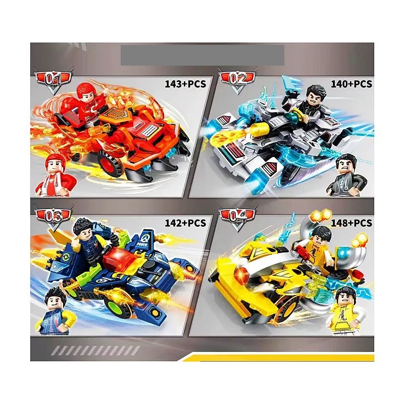 Đồ chơi lăp ráp Ninjago quái xế trực thăng. Lắp ráp mô hình Ninjago xe đua tốc độ 169 PCS