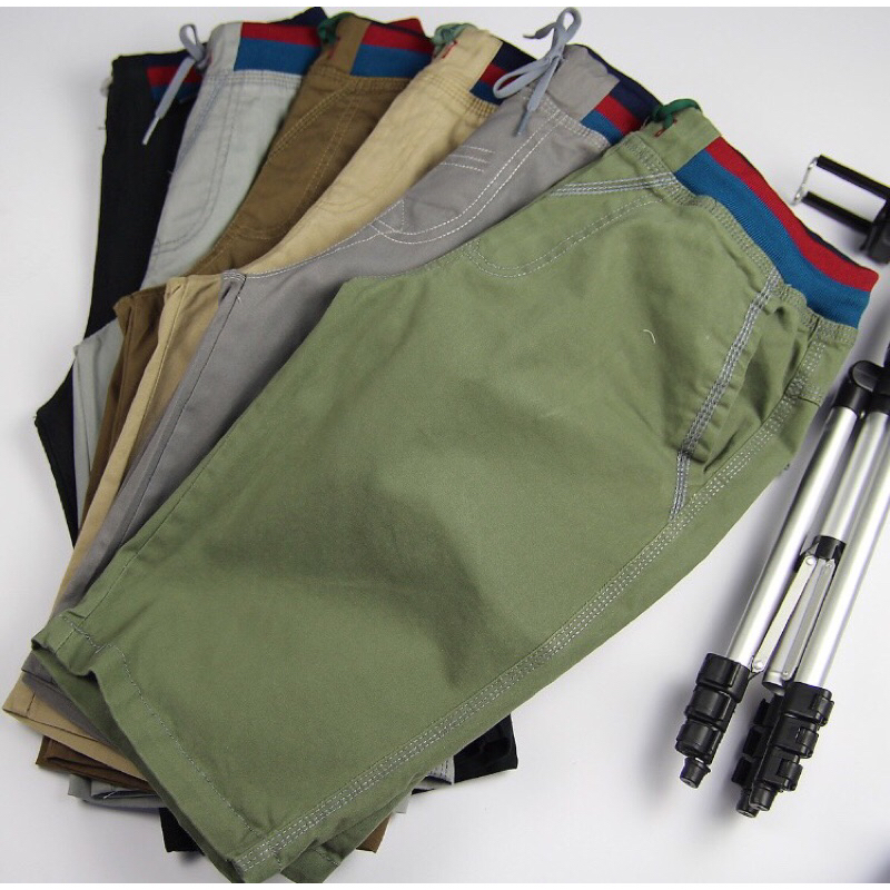 Quần Sọt Kaki Nam Lưng Thun LD05