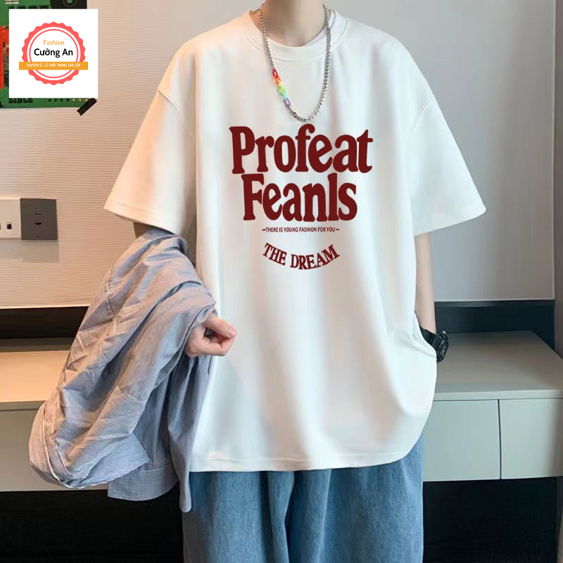 Áo thun nam, áo phông nam tay ngắn, tay lỡ cổ tròn chất cotton dày dặn thoáng mát  ATN013 - Cường An Fashion