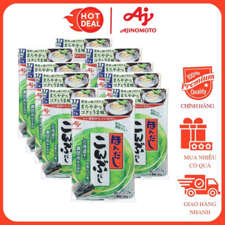 Combo 10 gói hạt nêm rong biển cho bé ajinomoto nội địa nhật bản 56g/gói
