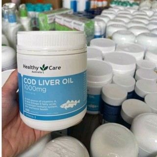 Healthy Care Cod Liver Oil 1000mg dầu gan cá tuyết 200 viên