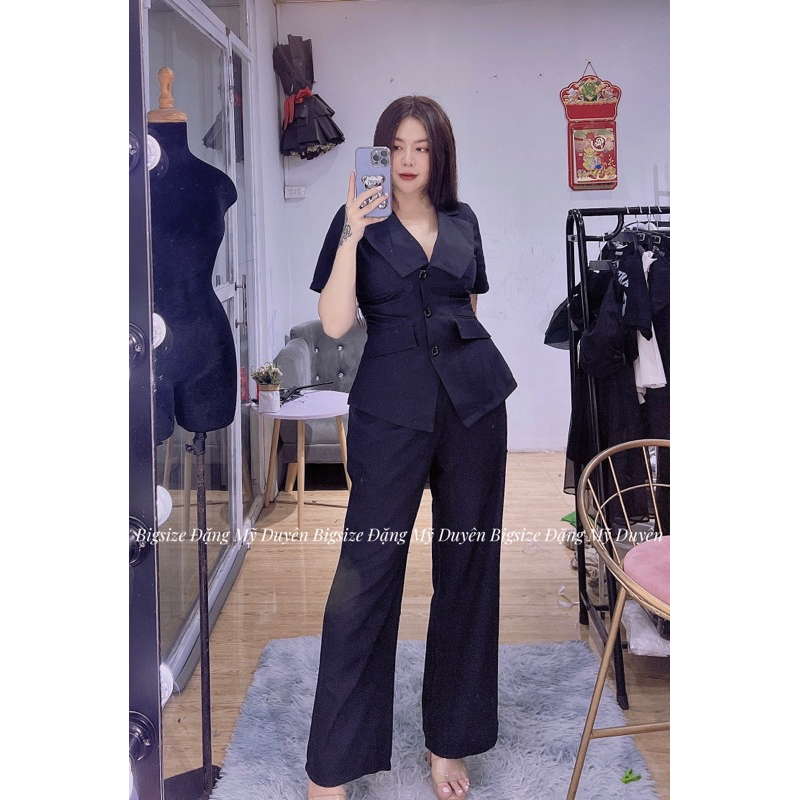 SET VEST TAY NGẮN NHÚN EO ẢNH CHỤP THẬT