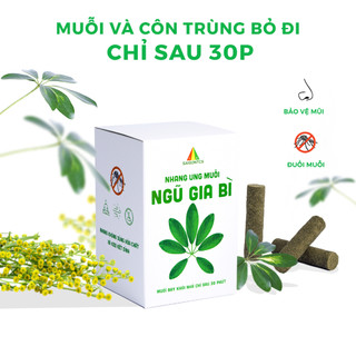 NHANG UNG MUỖI NGŨ GIA BÌ TCS - 100% thảo mộc tự nhiên dùng đuổi muỗi và côn trùng,  bảo vệ sức khỏe