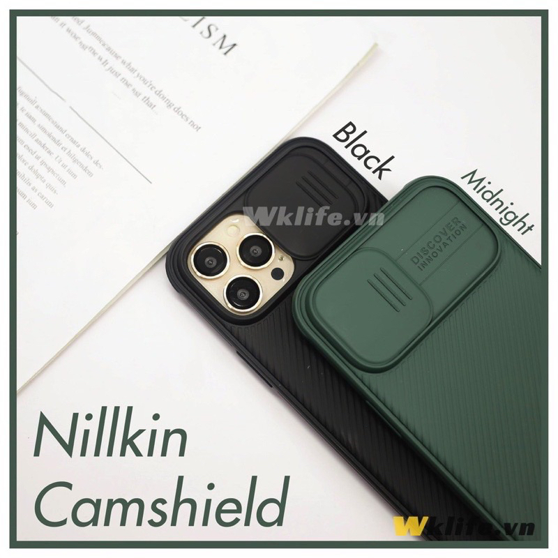 Ốp Nillkin Camshield bảo vệ cam ip15pro/ ip15pro max