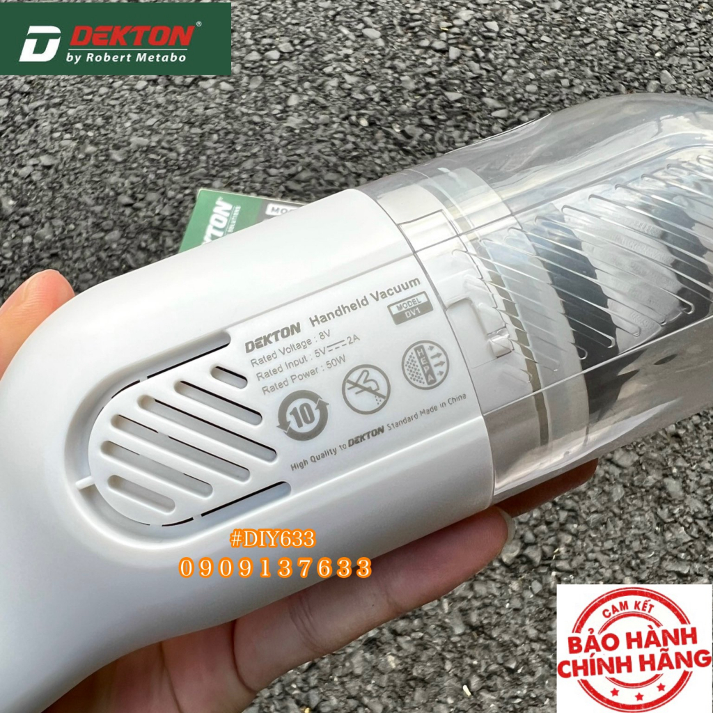 Thân máy hút bụi cầm tay DV1 Dekton - công suất 50W