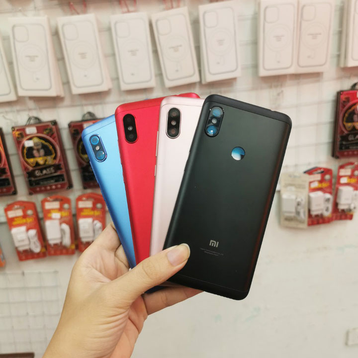 Nắp lưng xiaomi redmi note 6 pro nhiều màu, thay nắp lưng redmi note 6 pro kim loại