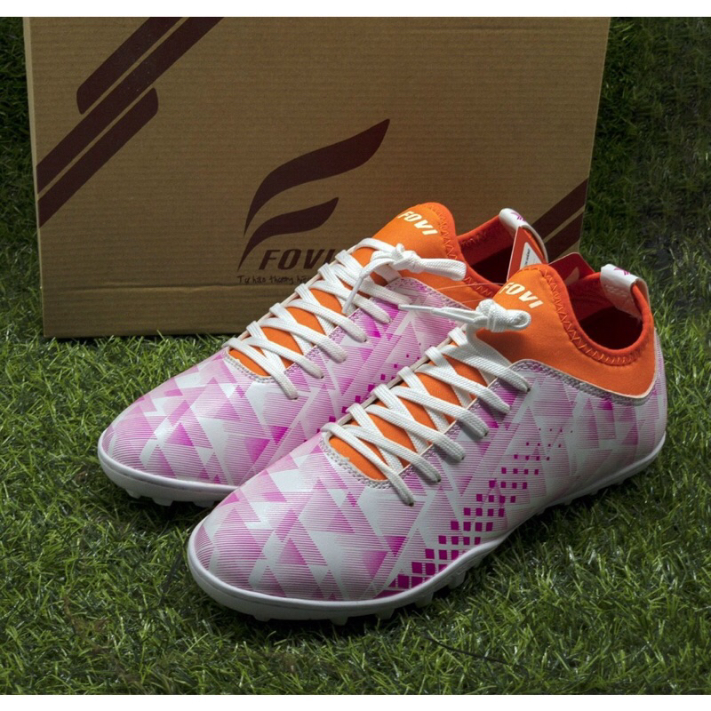 Xả giày đá banh Fovi Hồng size 40-42-43