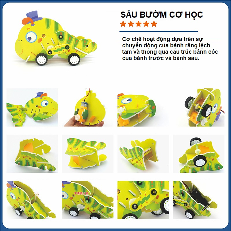 Bộ Đồ Chơi STEAM Ghép Hình Đa Dạng Cho Trẻ Sáng Tạo - Bộ Đồ Chơi Lắp Ráp Thông Minh Cho Bé