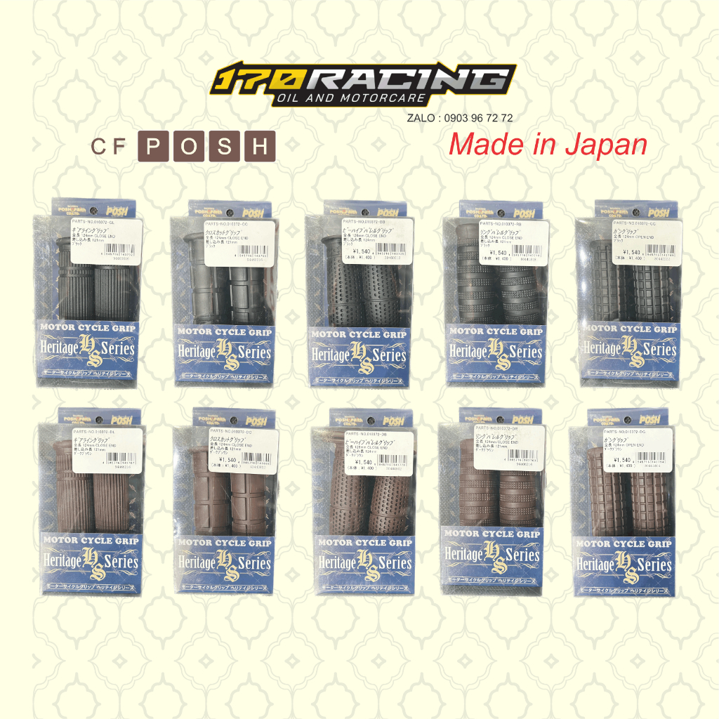 Bao tay CF POSH  cho xe Honda CUB và mọi loại xe tương thích - Hàng chính hãng NHẬP KHẨU JAPAN