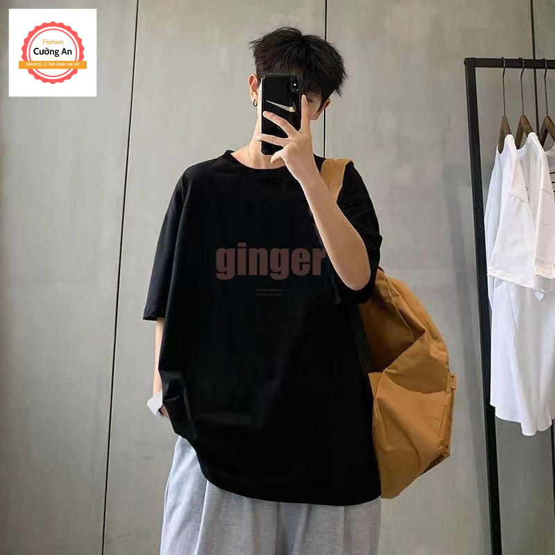 Áo thun nam, áo phông nam tay ngắn, tay lỡ cổ tròn chất cotton dày dặn thoáng mát  ATN018 - Cường An Fashion