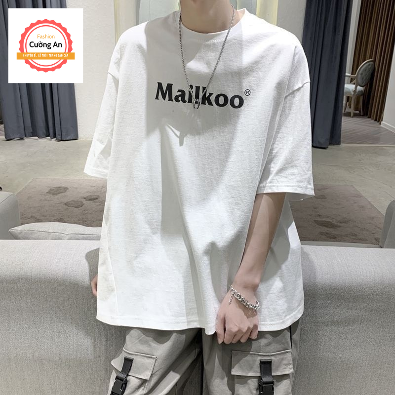 Áo thun nam, áo phông nam tay ngắn, tay lỡ cổ tròn chất cotton dày dặn thoáng mát  ATN018 - Cường An Fashion