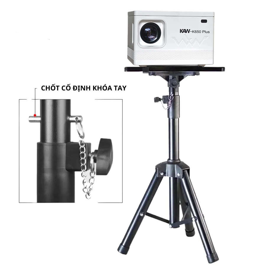 Giá Đỡ Máy Chiếu KAW, Chân Giá Tripod  - HÀNG CHÍNH HÃNG