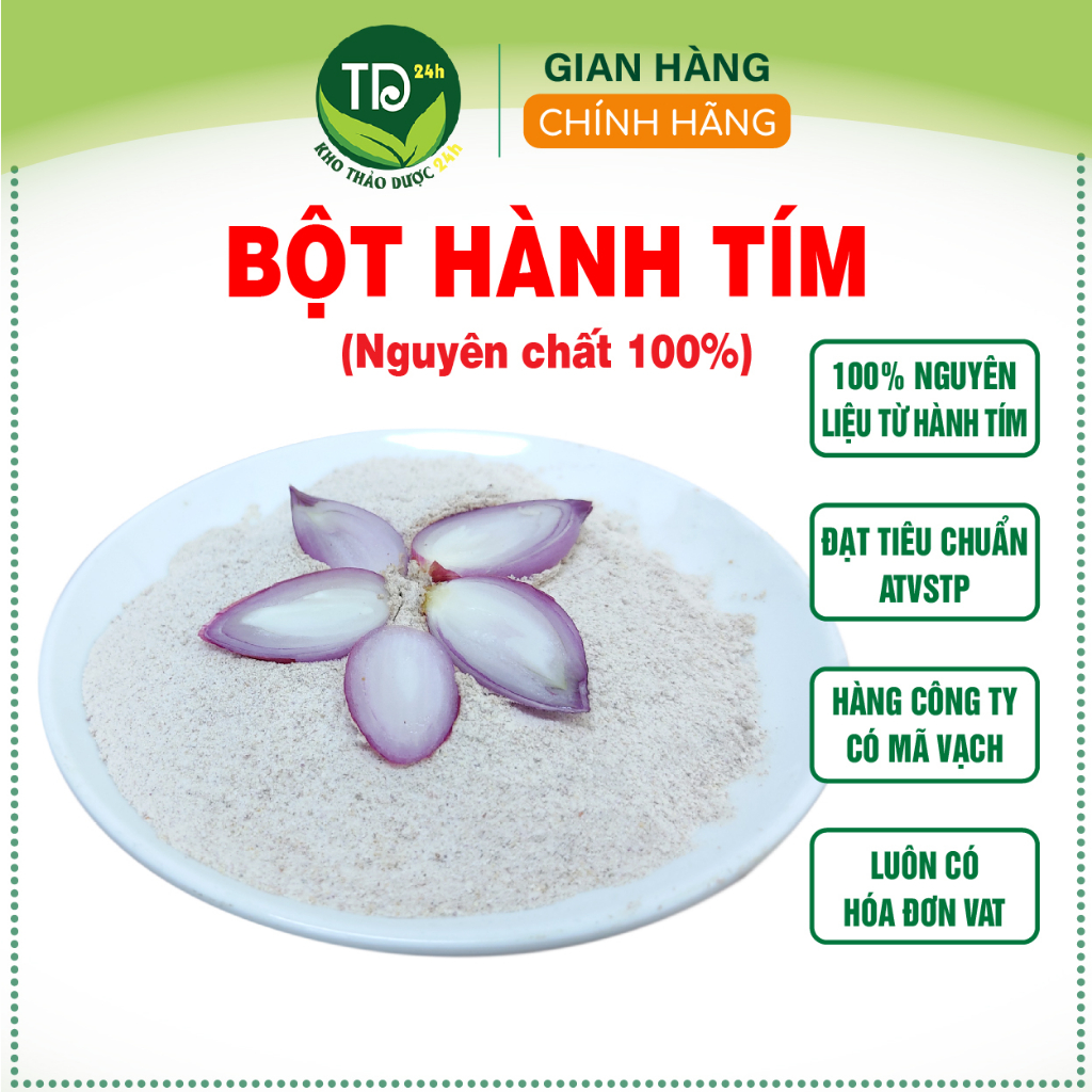 Bột hành tím nguyên chất 100%, gia vị thơm ngon, tiện lợi, dễ sử dụng, bảo quản được lâu, hàng công ty, có kiểm định