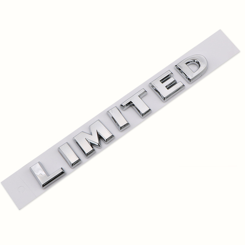 Tem chữ LIMITED trang trí xe ô tô, xe hơi