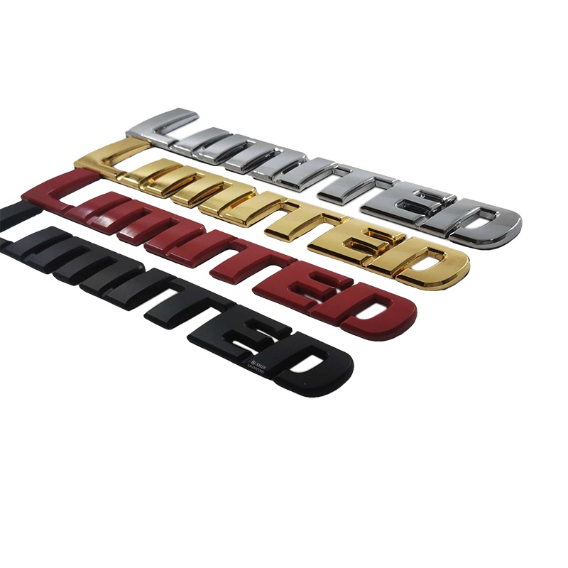 Tem chữ LIMITED trang trí xe ô tô, xe hơi