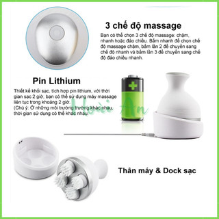 Máy Massage Đầu mini 3 chế độ | Máy massage đầu 3D | Máy massage tóc
