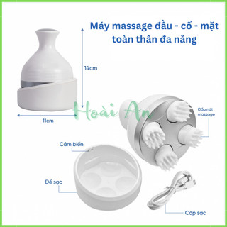 Máy Massage Đầu mini 3 chế độ | Máy massage đầu 3D | Máy massage tóc