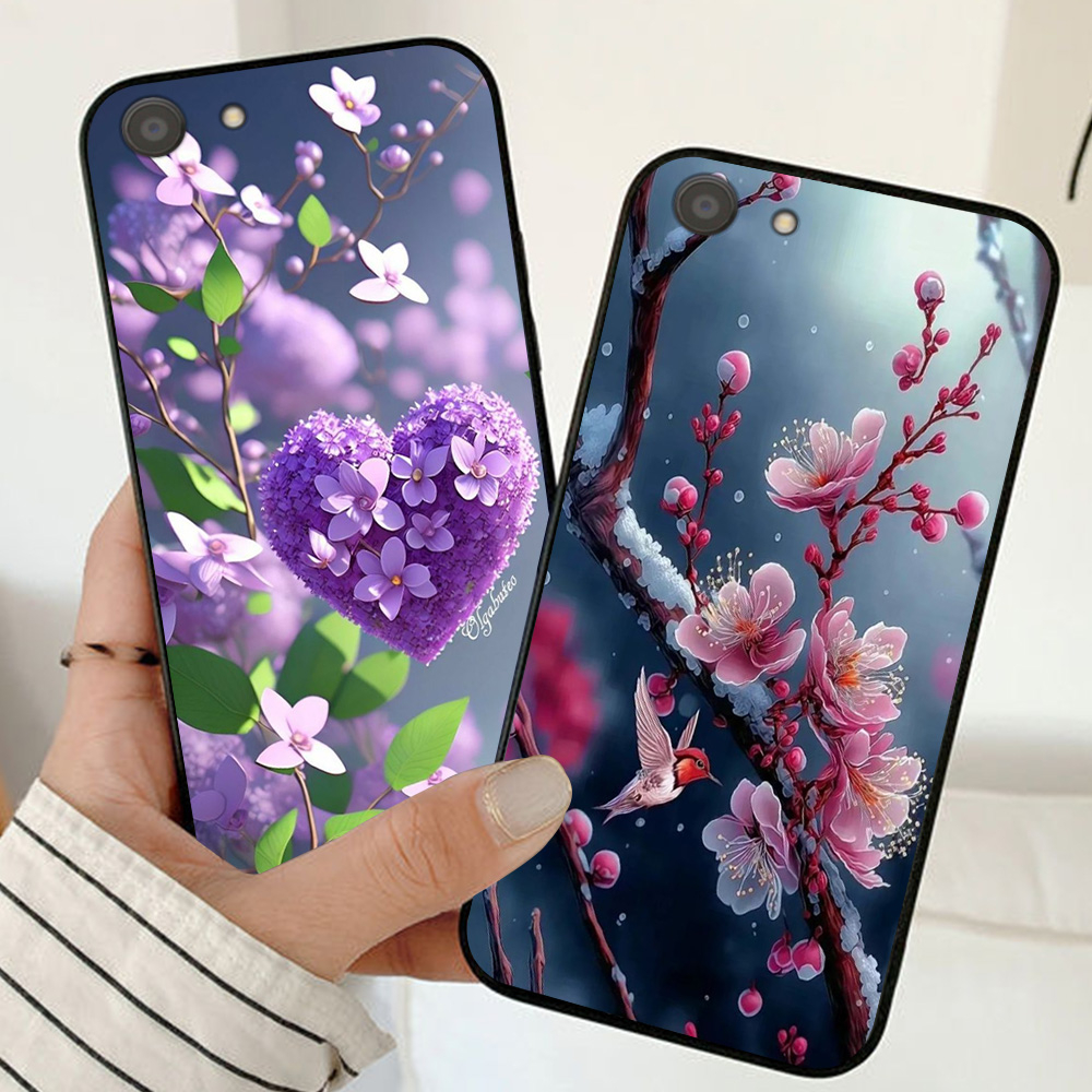 Ốp lưng vivo y81 / vivo y83 / vivo y79 / vivo y69 in hình hoa lá cành op nữ