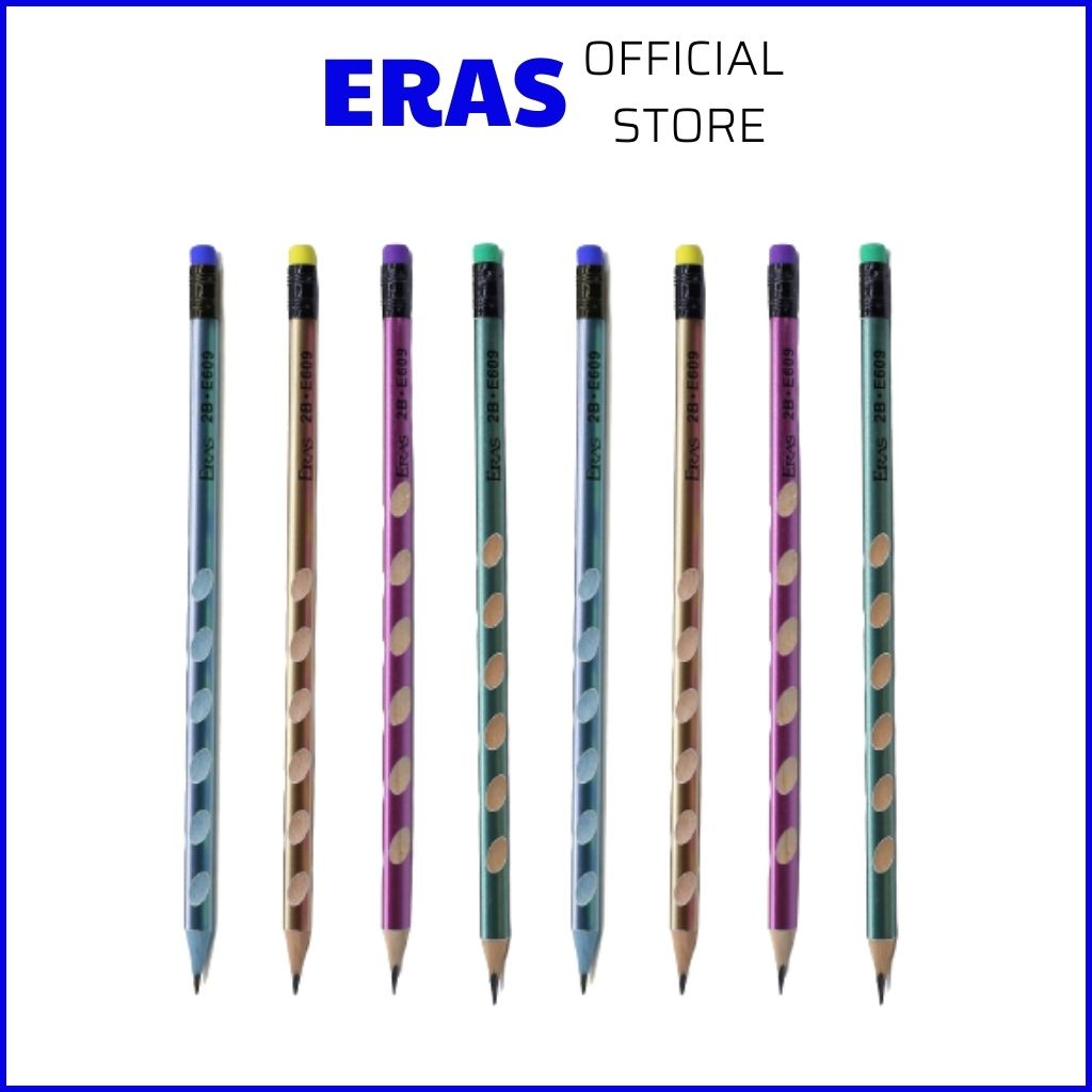Bút Chì gỗ 2B Định Vị 3 Cạnh Eras E609