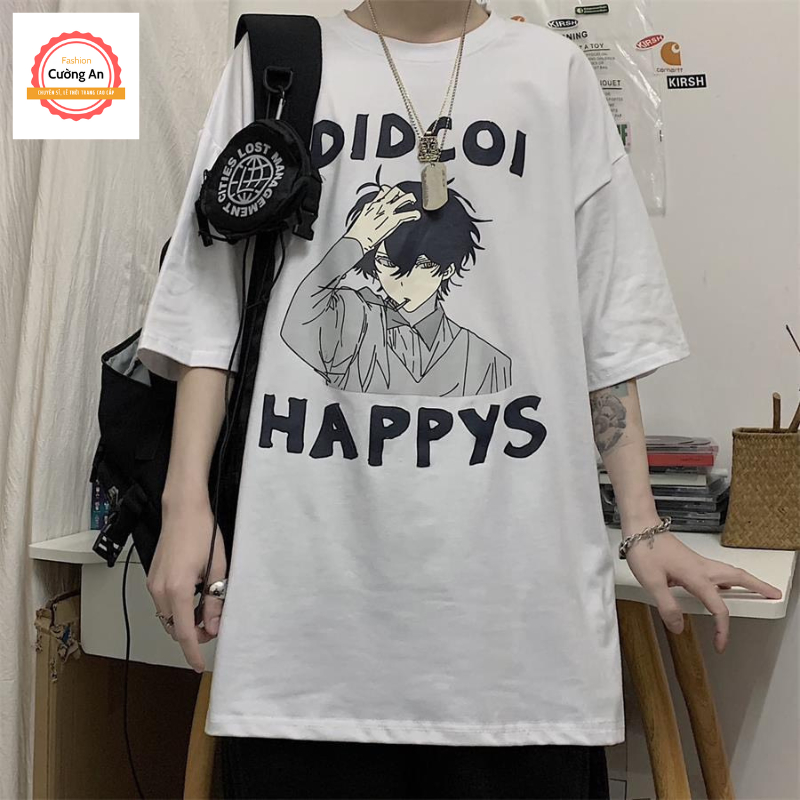 Áo thun nam, áo phông nam tay ngắn, tay lỡ cổ tròn chất cotton dày dặn thoáng mát  ATN022 - Cường An Fashion