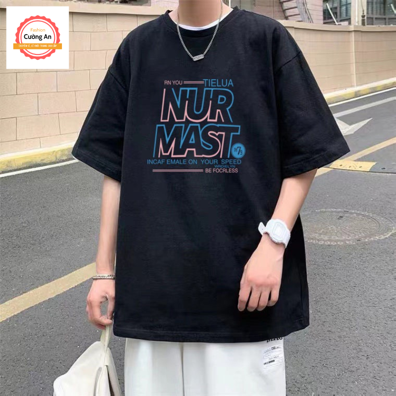 Áo thun nam, áo phông nam tay ngắn, tay lỡ cổ tròn chất cotton dày dặn thoáng mát  ATN022 - Cường An Fashion