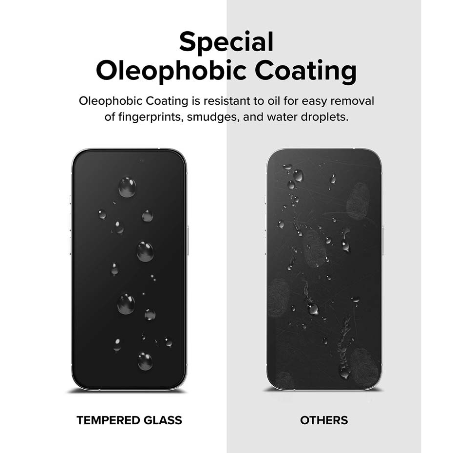 Dán cường lực iPhone 15 Pro Max/15 Pro/15 Plus/15 RINGKE Tempered Glass