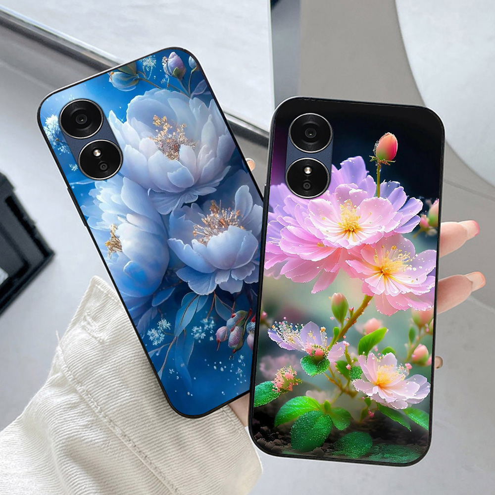 Ốp lưng oppo a17 / a17k / oppo a38 in hình hoa lá cành op nữ