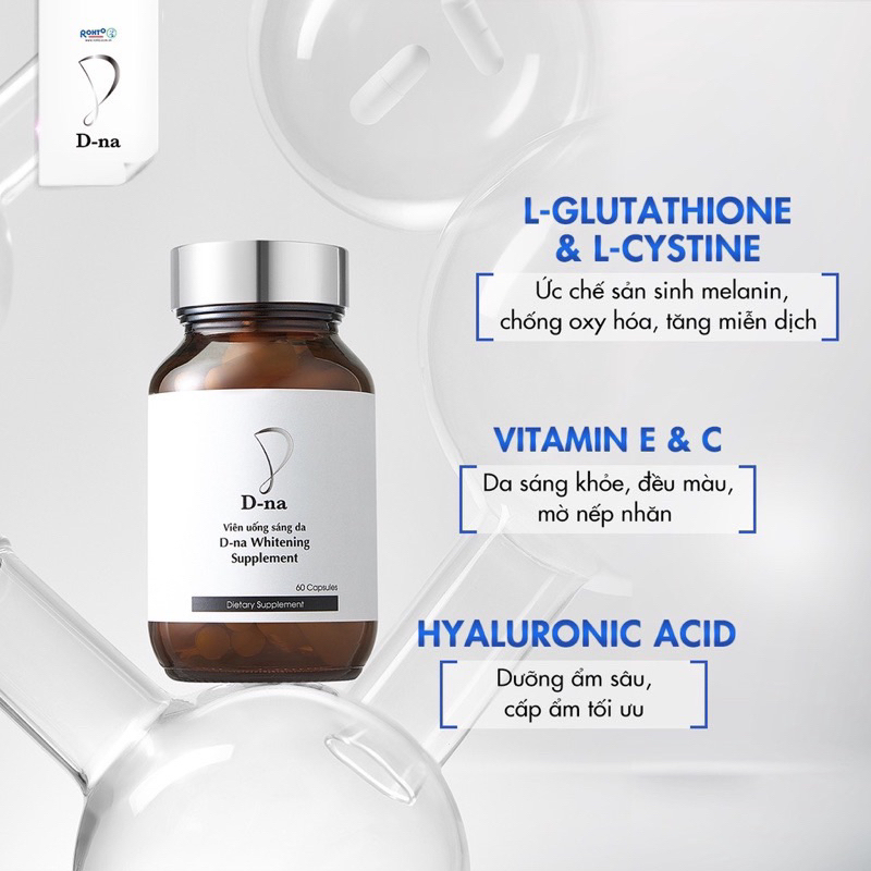Viên uống sáng da giảm nám Glutathione Dna Whitening Supplement