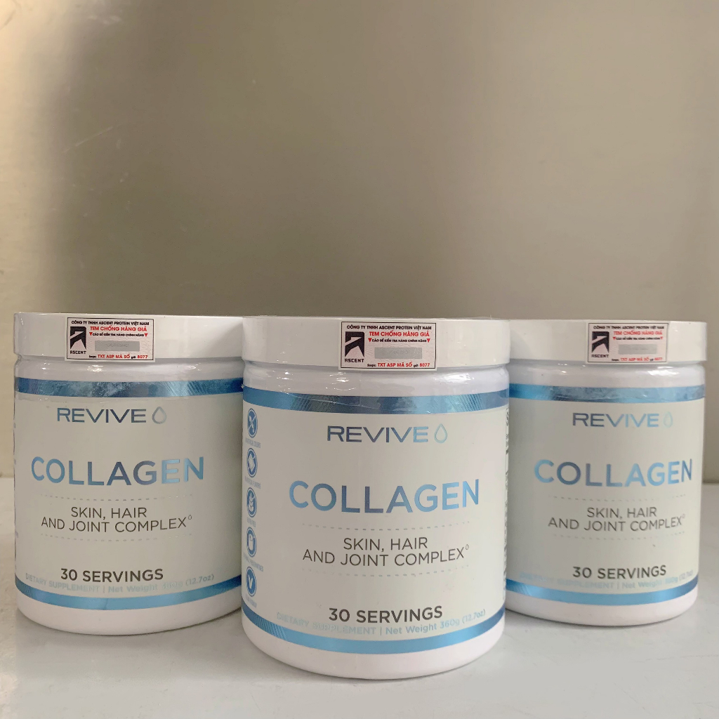 REVIVE Marine Collagen Peptides : Trẻ hóa da tóc móng và xương khớp by CBUM