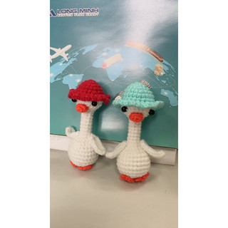 móc khoá bé nấm,len handmade