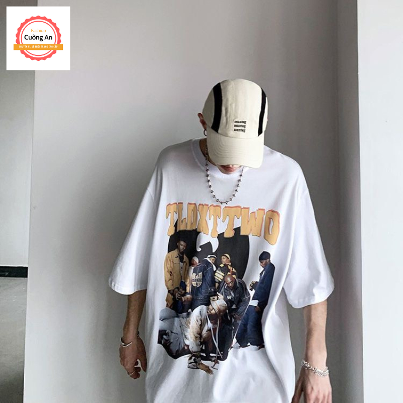 Áo thun nam, áo phông nam tay ngắn, tay lỡ cổ tròn chất cotton dày dặn thoáng mát  ATN025 - Cường An Fashion