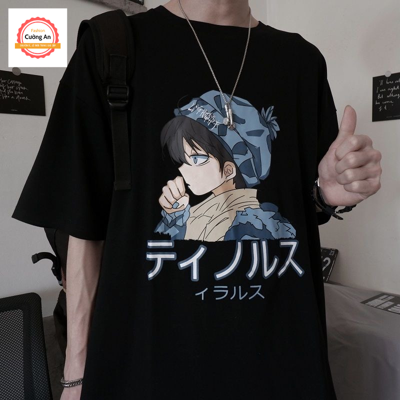 Áo thun nam, áo phông nam tay ngắn, tay lỡ cổ tròn chất cotton dày dặn thoáng mát  ATN025 - Cường An Fashion