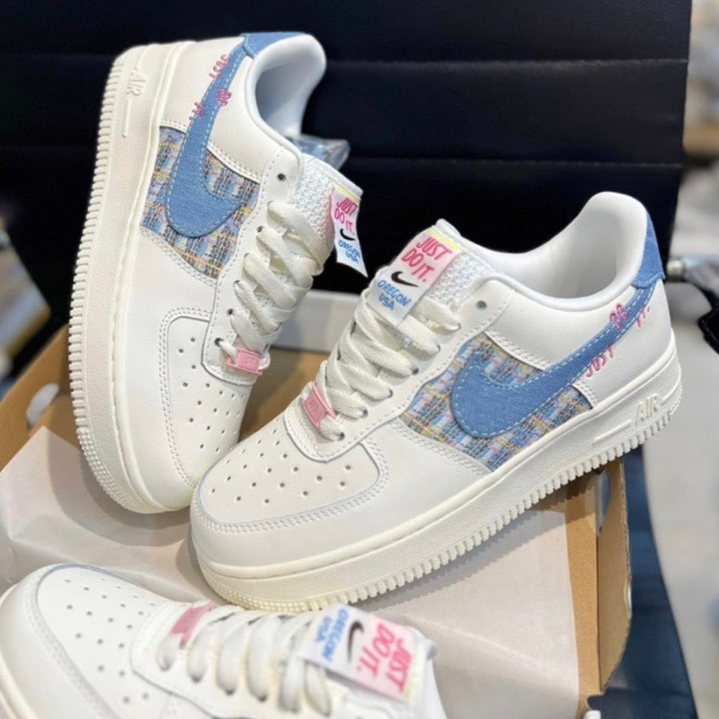 Giày_Nike Trắng , Giày_Air Force 1 Just do it  bản cao cấp mới nhất 2023 dành cho nam nữ