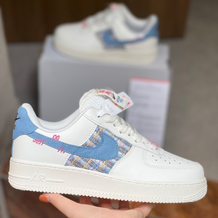 Giày_Nike Trắng , Giày_Air Force 1 Just do it  bản cao cấp mới nhất 2023 dành cho nam nữ