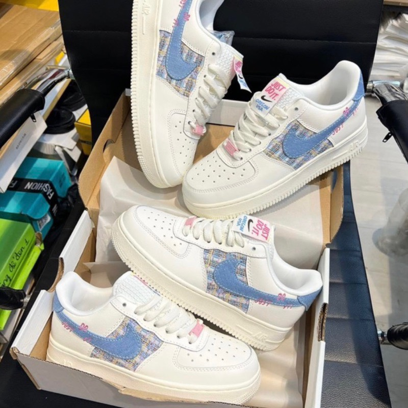 Giày_Nike Trắng , Giày_Air Force 1 Just do it  bản cao cấp mới nhất 2023 dành cho nam nữ