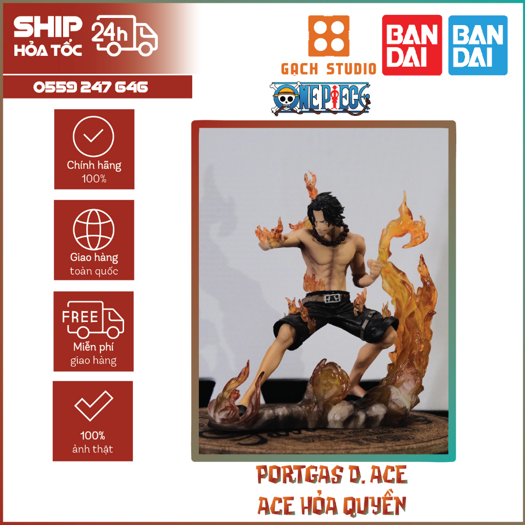 Mô hình Bandai One Piece Nhân Vật Portgas D. Ace (Ace Hỏa Quyền)