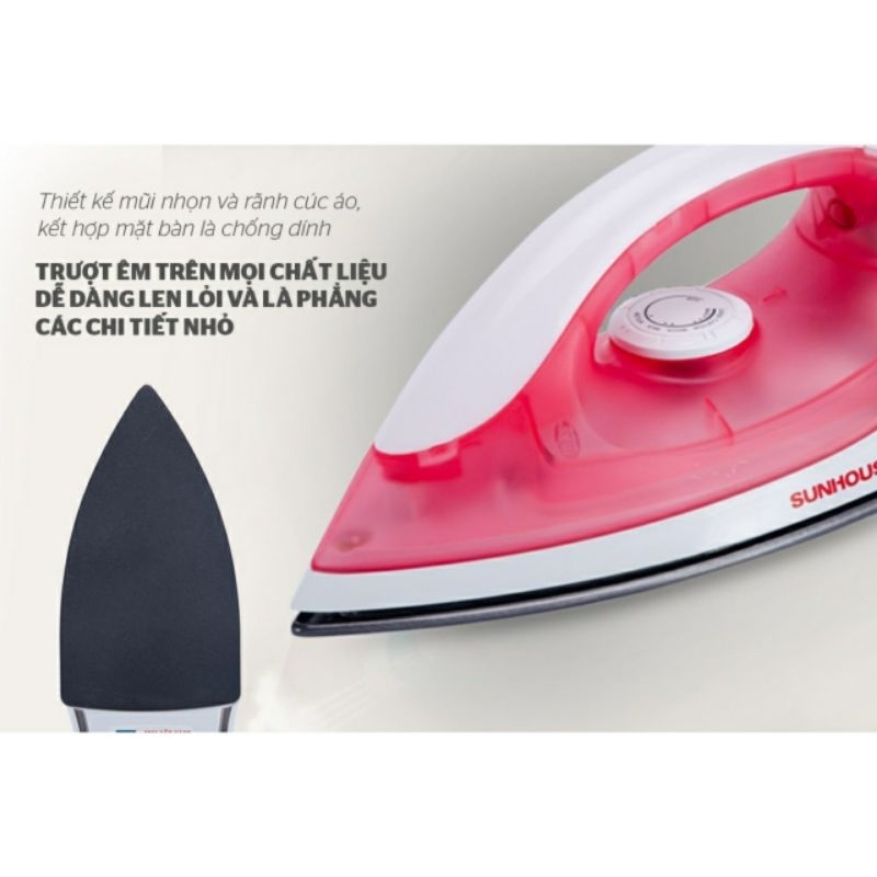 BÀN ỦI KHÔ SUNHOUSE SHD 1072