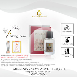 Nước Hoa Nữ Cao Cấp MILLENIA 002W Euro Viet Perfumery 50ml