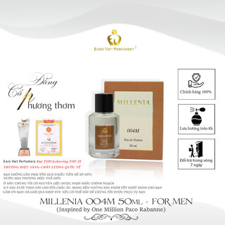 Nước Hoa Nam Cao Cấp MILLENIA 004M Euro Viet Perfumery 50ml