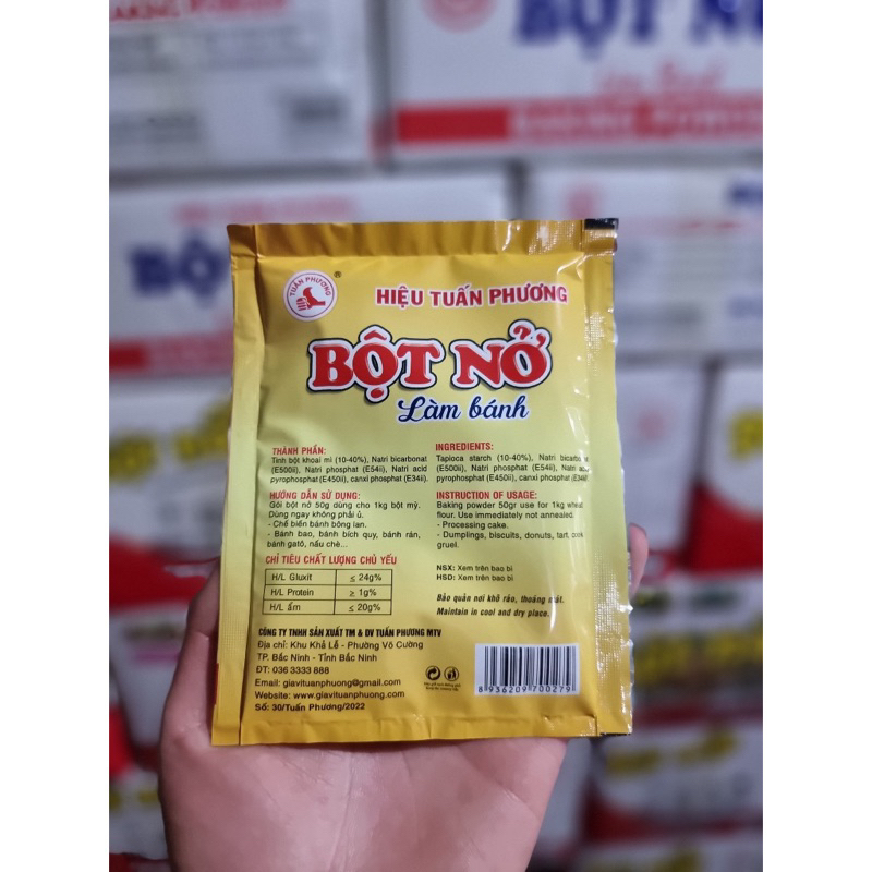 Bột nở Tuấn Phương 50 gam