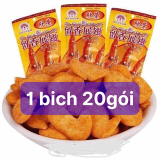 1  Bịch 20 Gói Bim Bim Cánh Gà gói 26g, snack tuổi thơ tha hồ cả nhà ăn