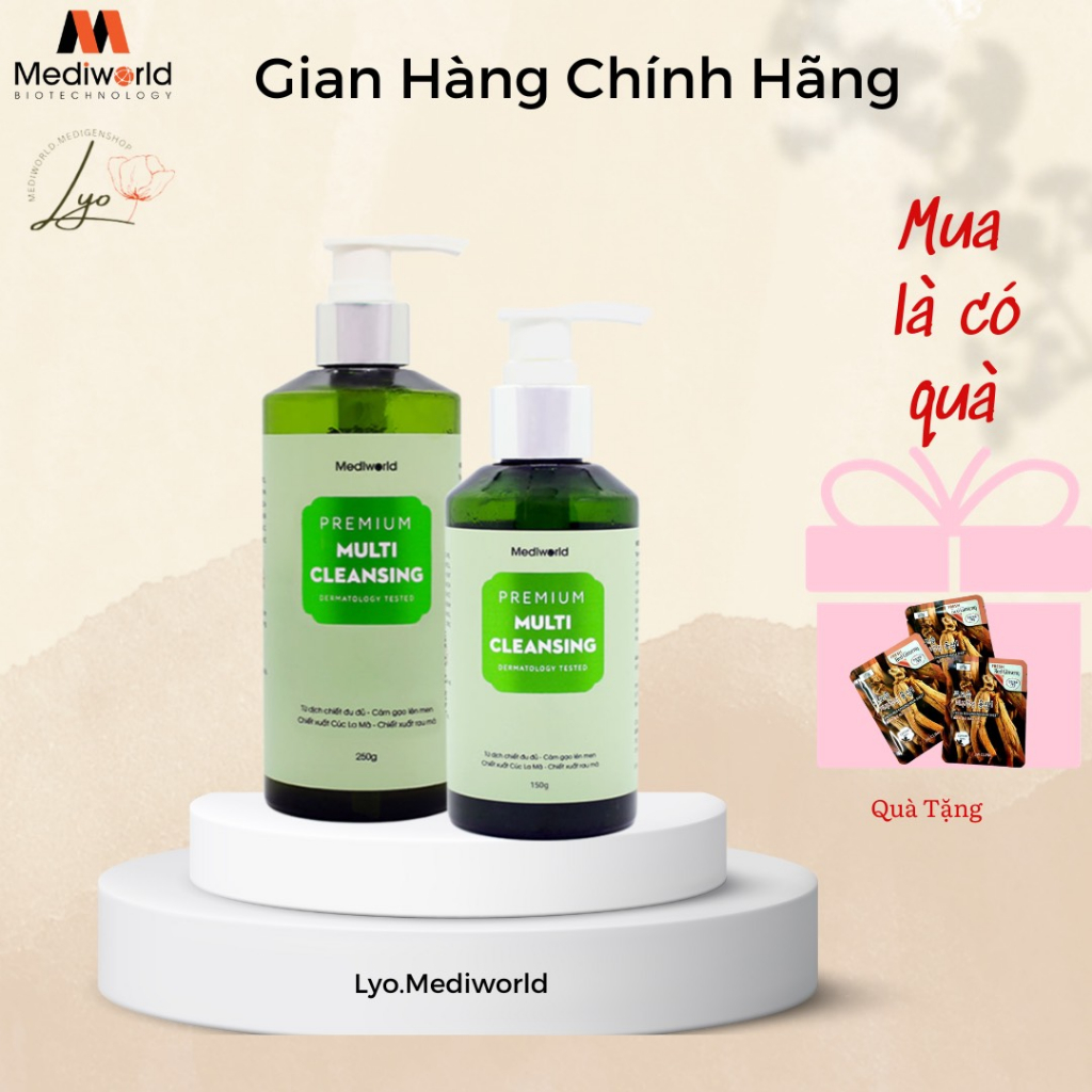 Sữa rửa mặt bio PREMIUM MULTI CLEANSING Mediworld - LYO