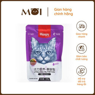 Pate Wanpy nhiều vị cho mèo mọi lứa tuổi (Gói 80gr) - MOI PET