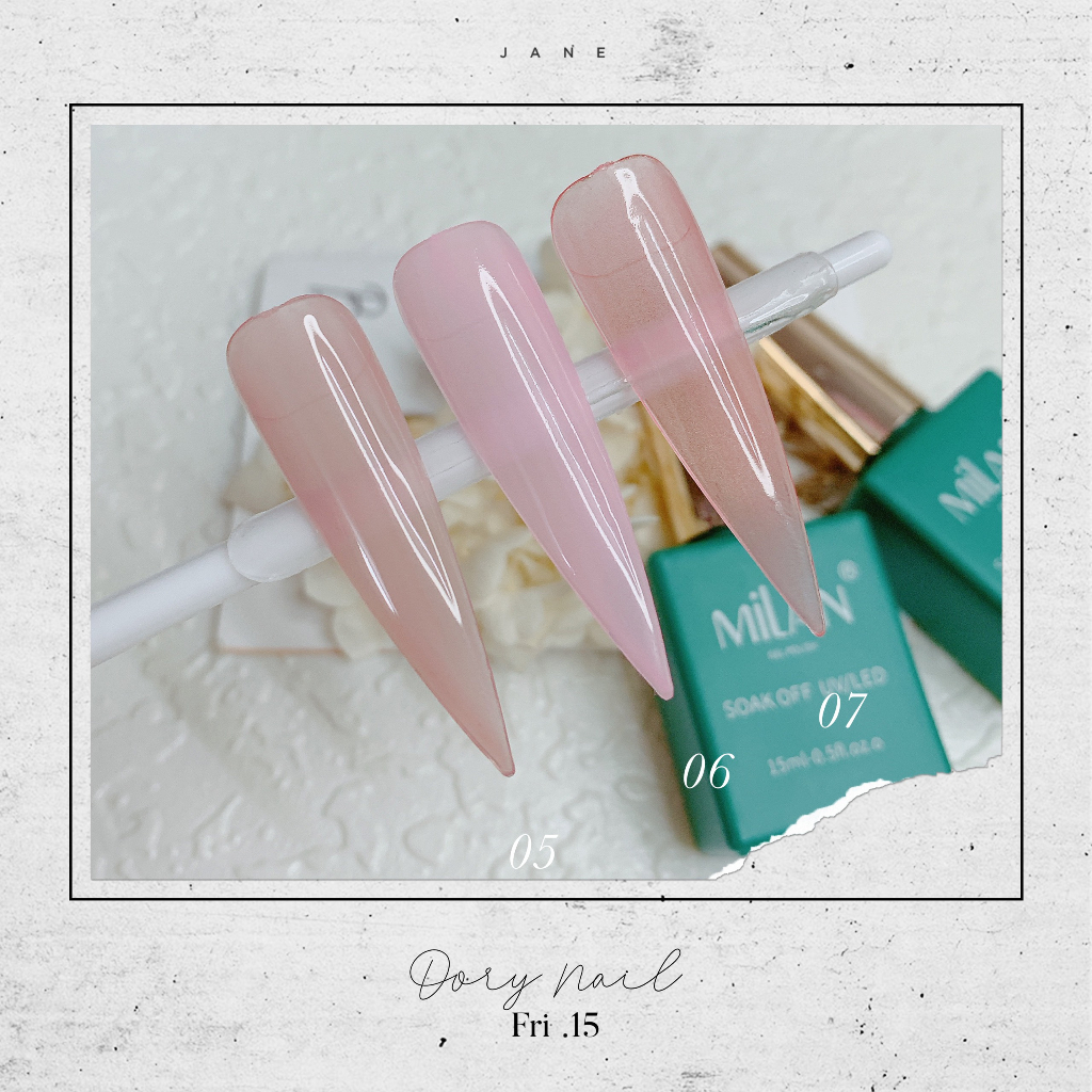 Sơn gel thạch Milan 15ml