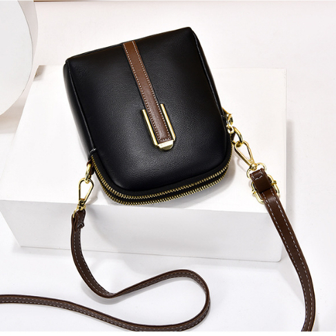 Túi xách nữ túi đựng điện thoại phối màu hai ngăn đeo chéo đeo vai đơn giản LK353